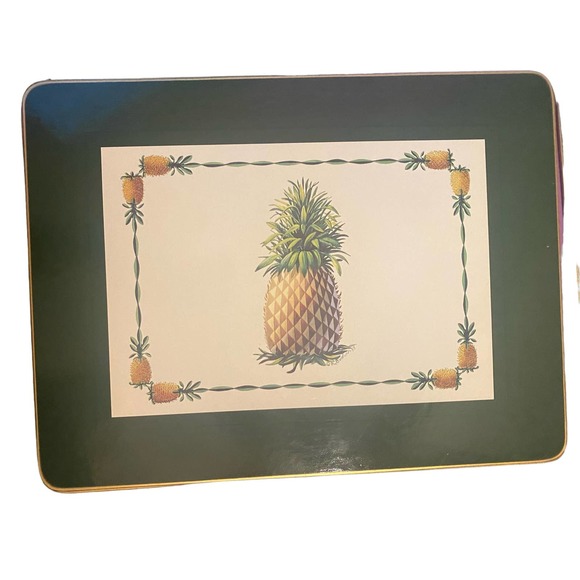Cloverleaf Pineapple Placemats Set‎ of 4 - Picture 1 of 7